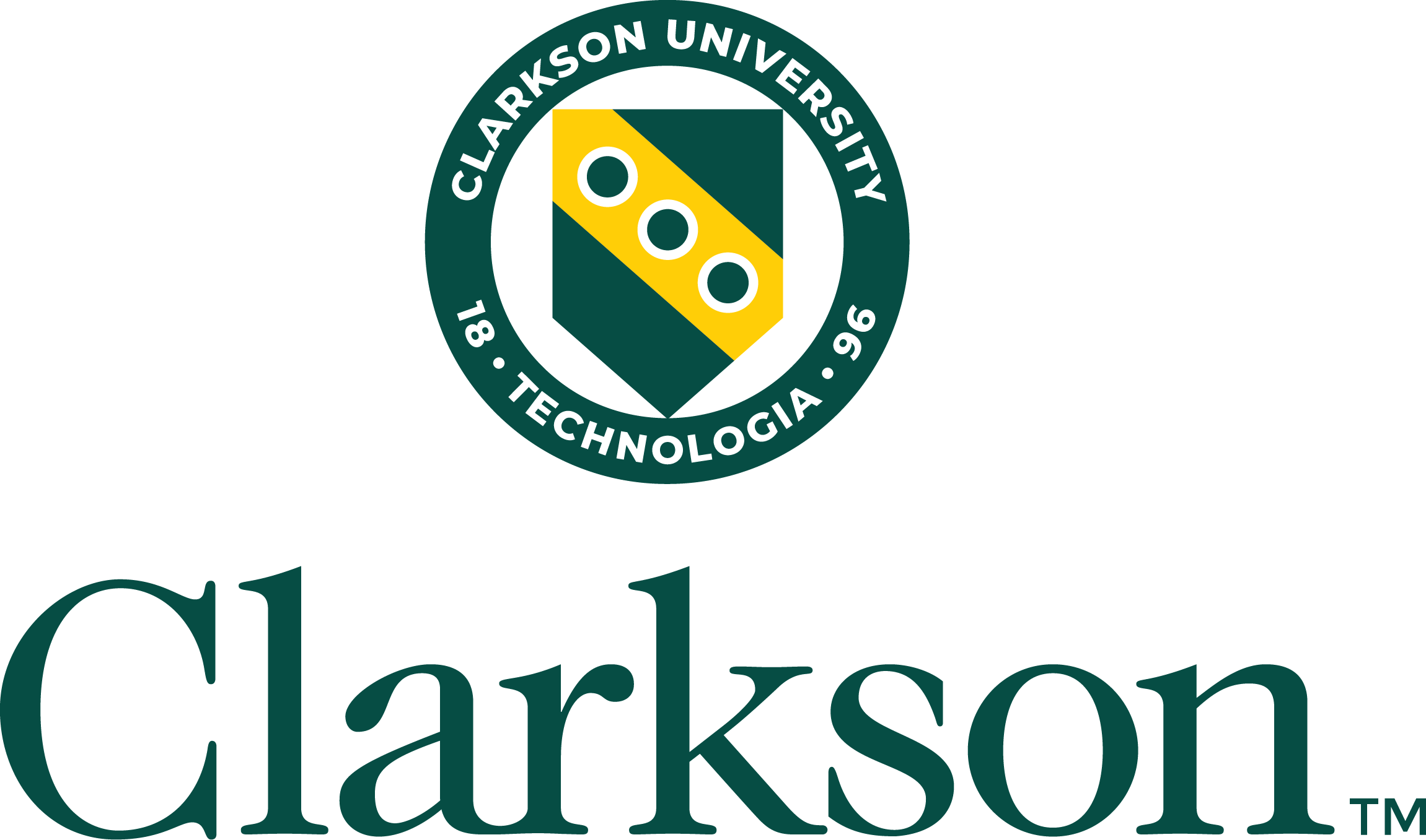 Clarkson University logo.