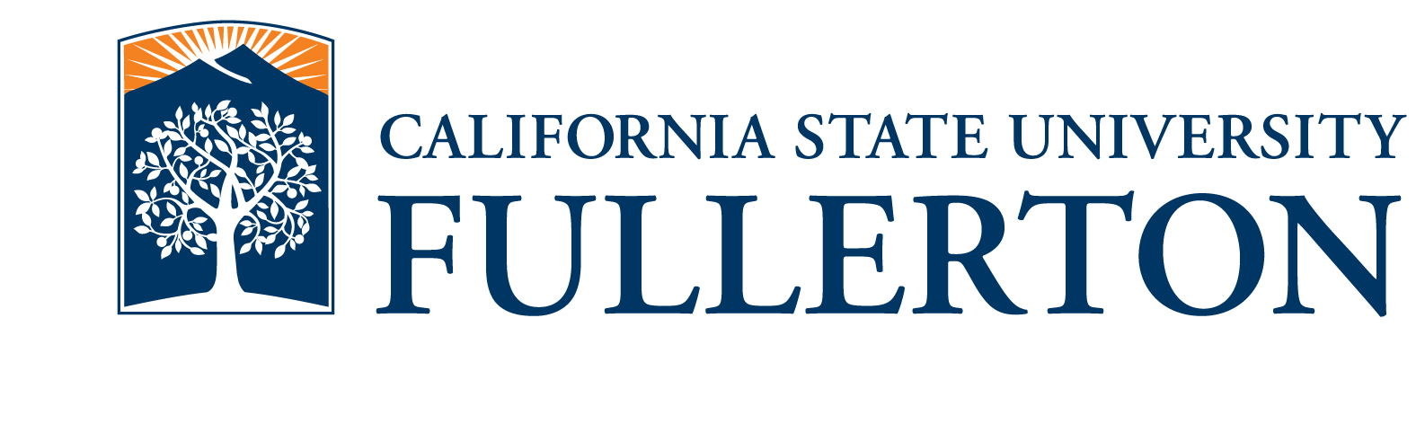 Logo of California State University at Fullerton.