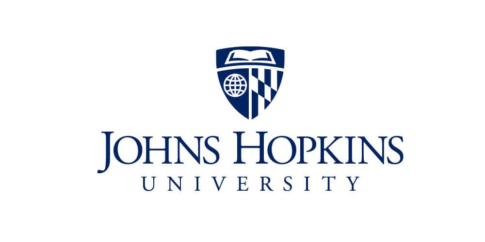 Johns Hopkins University logo.