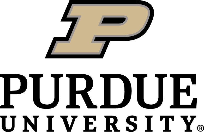 Logo of Purdue University.