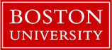 Boston University's logo.