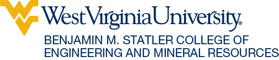 Logo of West Virginia University's Statler College of Engineering and Mineral Resources.